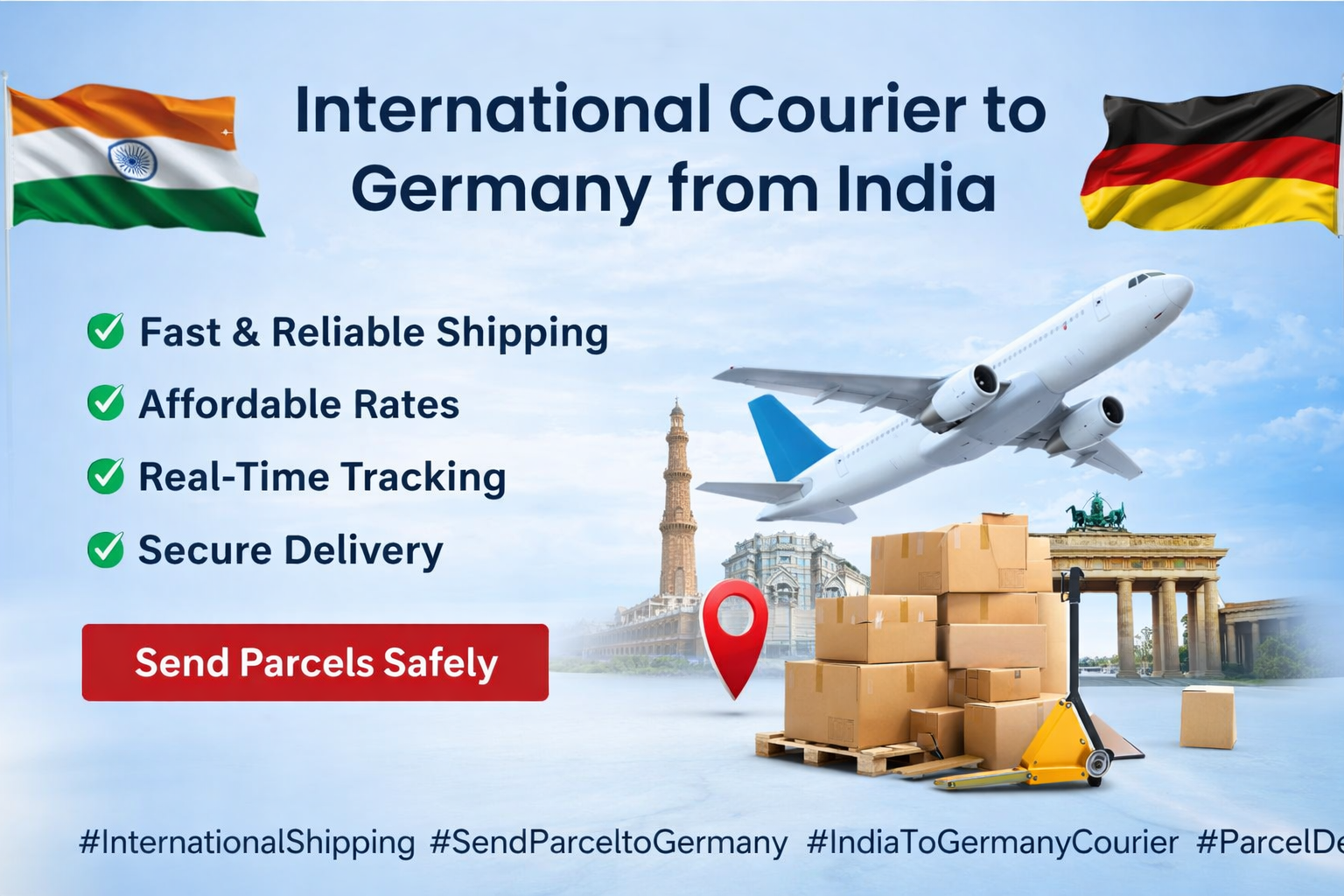 International Courier to Dubai from India